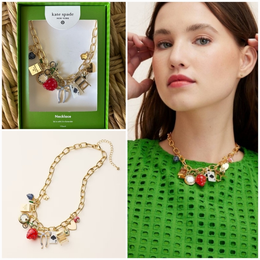 Kate Spade X Target Gold Link Charm Necklace